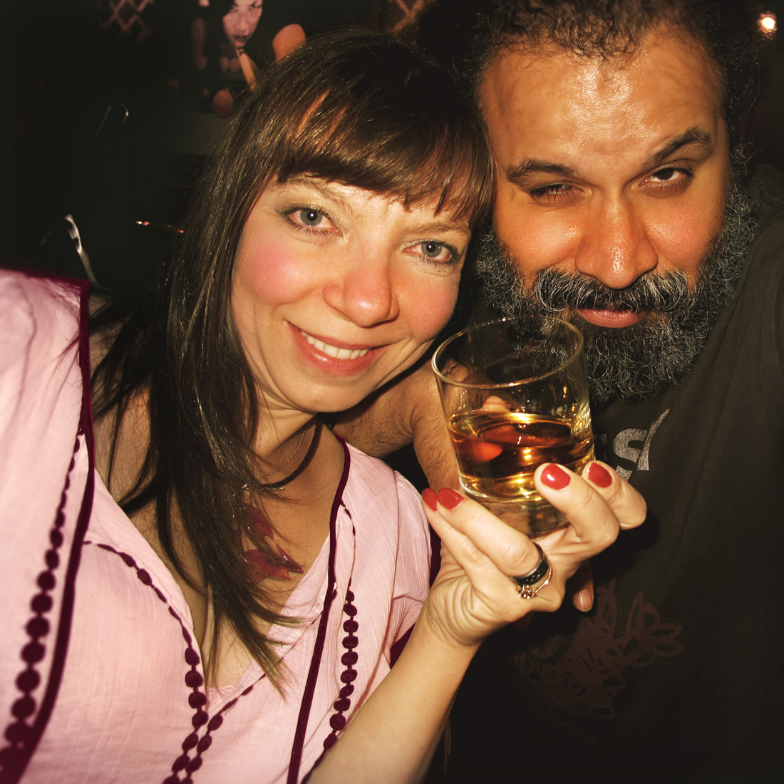 Agnieszka Drapala-Perrotta and William Fuentes are Whisky Wolves under the full moon